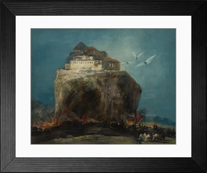Framed Print : A City on a Rock. Creator: Unknown Framed Print : A City on a Rock. Creator: Unknown