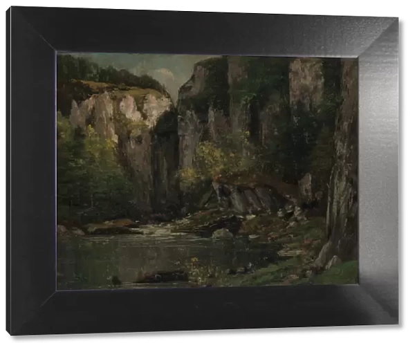 River and Rocks, 1873-77. Creator: Gustave Courbet