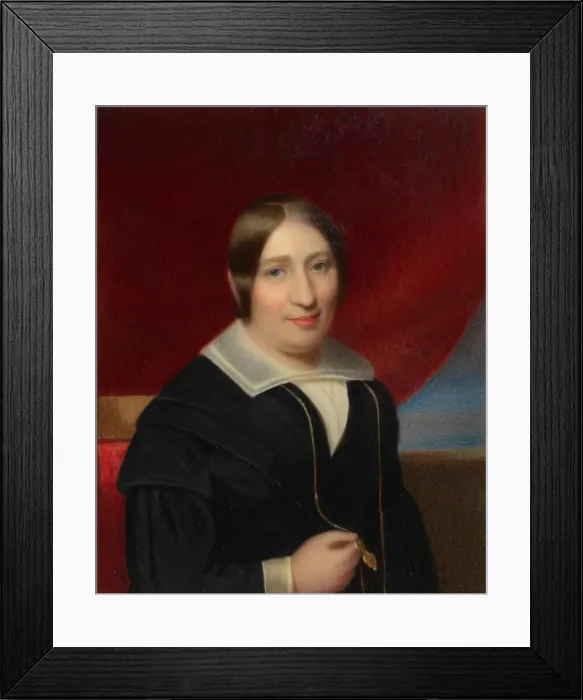Framed Print : Catherine Augusta Wilmerding, 1843. Creator: Henry Colton Shumway Framed Print : Catherine Augusta Wilmerding, 1843. Creator: Henry Colton Shumway