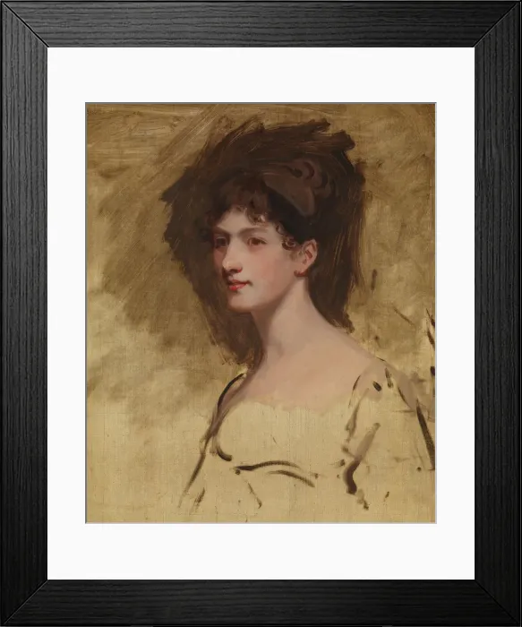 Framed Print : Lady Hester King (died 1873), probably 1805. Creator: John Hoppner Framed Print : Lady Hester King (died 1873), probably 1805. Creator: John Hoppner