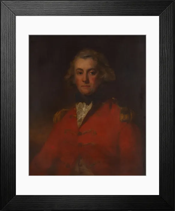 Framed Print : Major Thomas Pechell (1753-1826), 1799. Creator: John Hoppner Framed Print : Major Thomas Pechell (1753-1826), 1799. Creator: John Hoppner