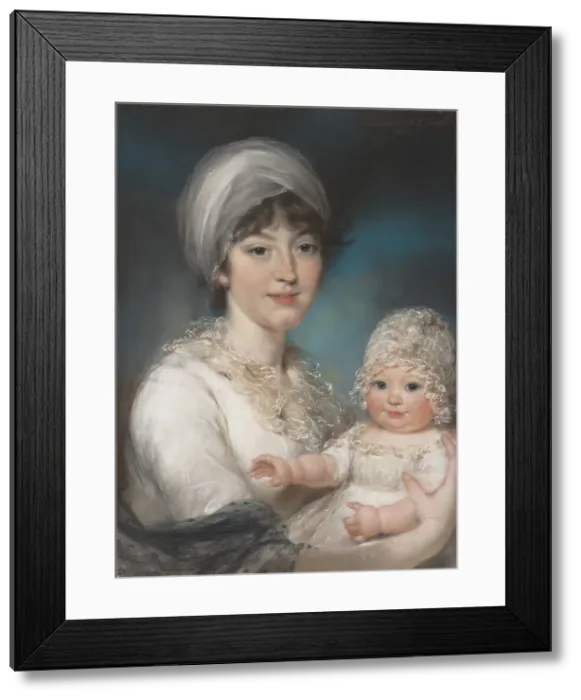 Framed Print : Mrs. Robert Shurlock (Henrietta Ann Jane Russell, 1775-1849) and Her Daughter Ann, 1801 Framed Print : Mrs. Robert Shurlock (Henrietta Ann Jane Russell, 1775-1849) and Her Daughter Ann, 1801