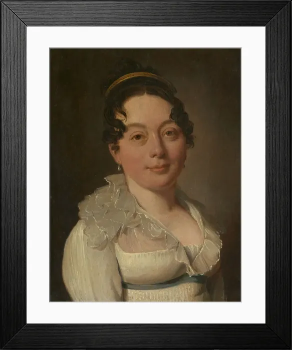 Framed Print : Portrait of a Woman. Creator: Louis Leopold Boilly Framed Print : Portrait of a Woman. Creator: Louis Leopold Boilly