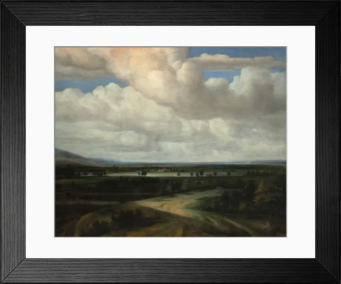 Framed Print : A Panoramic Landscape with a Country Estate, ca. 1649. Creator: Philip Koninck Framed Print : A Panoramic Landscape with a Country Estate, ca. 1649. Creator: Philip Koninck