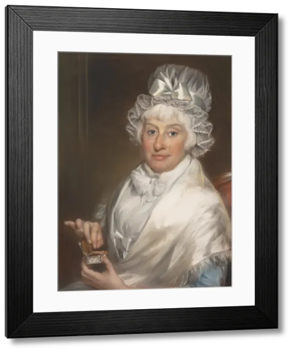 Framed Print : Mrs. Robert Shurlock Sr. (Ann Manwaring), 1801. Creator: John Russell Framed Print : Mrs. Robert Shurlock Sr. (Ann Manwaring), 1801. Creator: John Russell