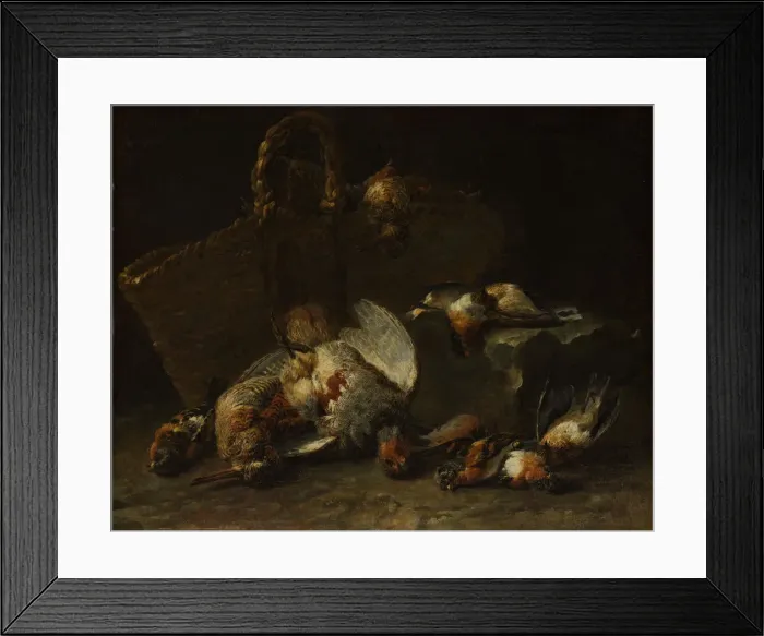 Framed Print : A Basket and Birds. Creator: Jan Fyt Framed Print : A Basket and Birds. Creator: Jan Fyt