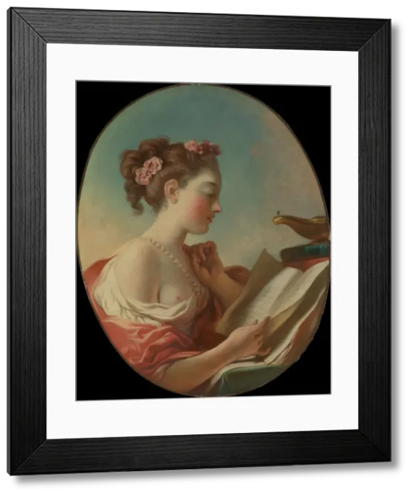 Framed Print : Allegory of Vigilance, ca. 1772. Creator: Jean-Honore Fragonard Framed Print : Allegory of Vigilance, ca. 1772. Creator: Jean-Honore Fragonard