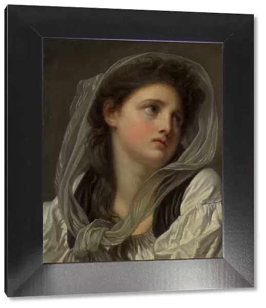 Head of a Young Woman, possibly 1780s. Creator: Jean-Baptiste Greuze