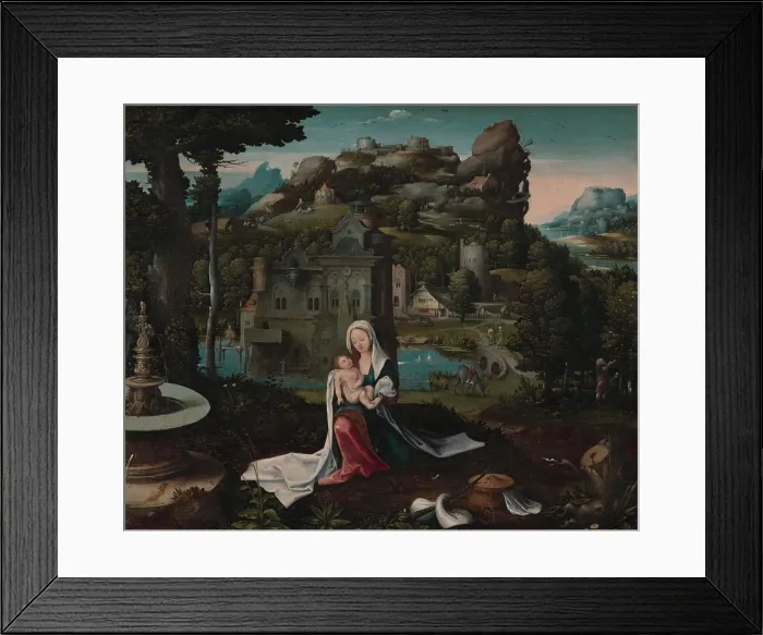 Framed Print : The Rest on the Flight into Egypt. Creator: Unknown Framed Print : The Rest on the Flight into Egypt. Creator: Unknown