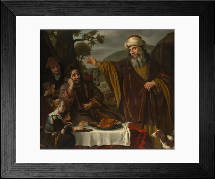 Framed Print : Abrahams Parting from the Family of Lot, ca. 1655-65. Creator: Jan Victors Framed Print : Abrahams Parting from the Family of Lot, ca. 1655-65. Creator: Jan Victors