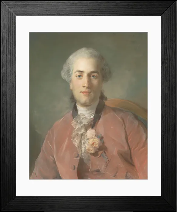 Framed Print : Olivier Journu (1724-1783), 1756. Creator: Jean-Baptiste Perronneau Framed Print : Olivier Journu (1724-1783), 1756. Creator: Jean-Baptiste Perronneau