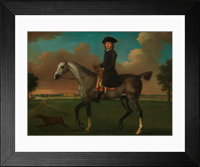 Framed Print : Portrait of a Horseman. Creator: James Seymour Framed Print : Portrait of a Horseman. Creator: James Seymour
