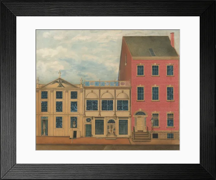 Framed Print : The Shop and Warehouse of Duncan Phyfe, 168-172 Fulton Street, New York City, ca. 1816 Framed Print : The Shop and Warehouse of Duncan Phyfe, 168-172 Fulton Street, New York City, ca. 1816