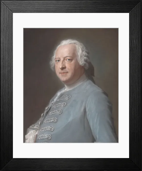 Framed Print : Jean Charles Garnier d Isle (1697-1755), ca. 1750. Creator: Maurice-Quentin de La Tour Framed Print : Jean Charles Garnier d Isle (1697-1755), ca. 1750. Creator: Maurice-Quentin de La Tour