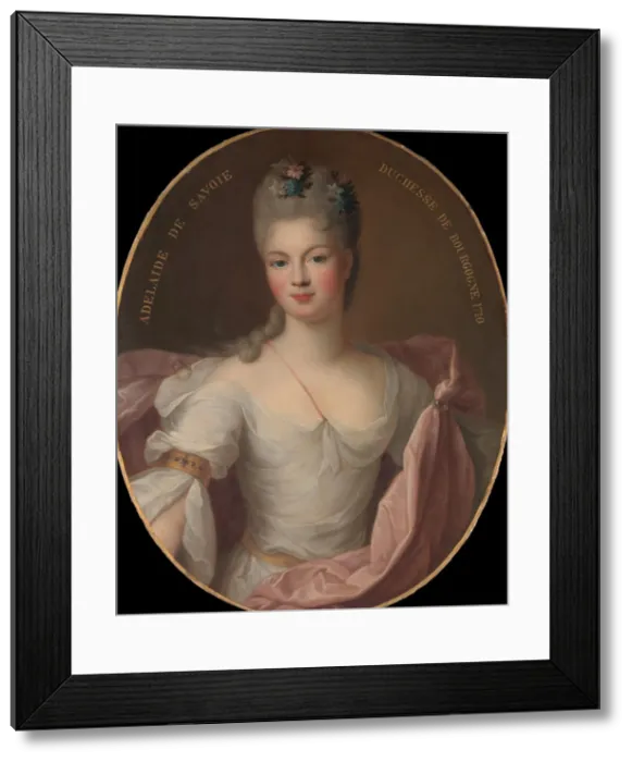 Framed Print : Marie Adelaide de Savoie (1685-1712), Duchesse de Bourgogne, 1710. Creator Framed Print : Marie Adelaide de Savoie (1685-1712), Duchesse de Bourgogne, 1710. Creator