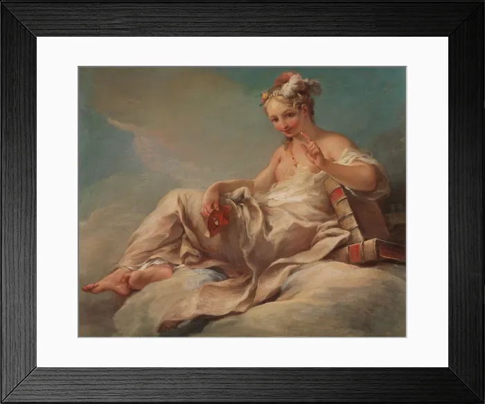 Framed Print : Comedy, ca. 1736. Creator: Pierre Charles Tremolieres Framed Print : Comedy, ca. 1736. Creator: Pierre Charles Tremolieres