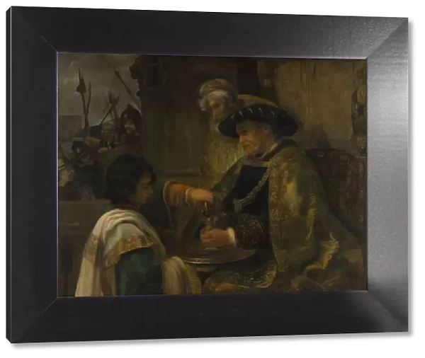 Pilate Washing His Hands, probably 1660s. Creator: Style of Rembrandt (Dutch, 17th century)