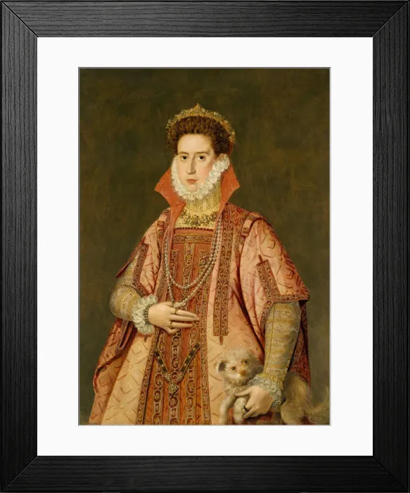 Framed Print : Portrait of a Woman. Creator: Alonso Sanchez Coello Framed Print : Portrait of a Woman. Creator: Alonso Sanchez Coello