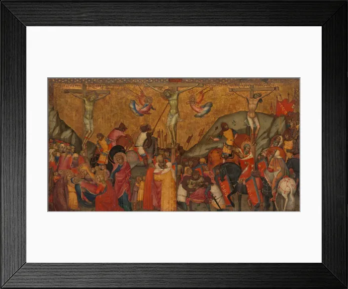 Framed Print : The Crucifixion. Creator: Andrea di Bartolo Framed Print : The Crucifixion. Creator: Andrea di Bartolo