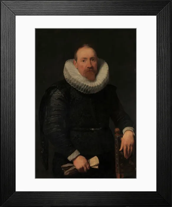 Framed Print : Portrait of a Man, ca. 1618. Creator: Anthony van Dyck Framed Print : Portrait of a Man, ca. 1618. Creator: Anthony van Dyck
