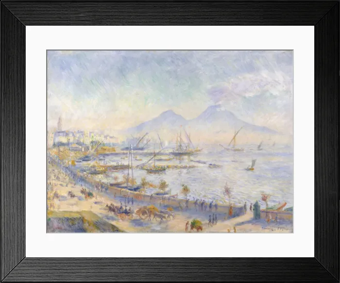 Framed Print : The Bay of Naples, 1881. Creator: Pierre-Auguste Renoir Framed Print : The Bay of Naples, 1881. Creator: Pierre-Auguste Renoir
