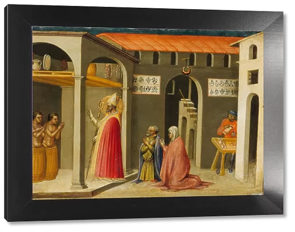 Saint Nicholas Resuscitating Three Youths, 1433-35. Creator: Bicci di Lorenzo