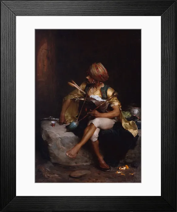 Framed Print : A Bashi-Bazouk, 1875. Creator: Charles Bargue Framed Print : A Bashi-Bazouk, 1875. Creator: Charles Bargue