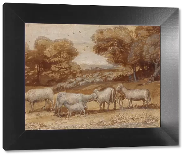 Landscape with Sheep, ca. 1648. Creator: Claude Lorrain