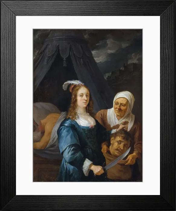 Framed Print : Judith with the Head of Holofernes, 1650s. Creator: David Teniers II Framed Print : Judith with the Head of Holofernes, 1650s. Creator: David Teniers II