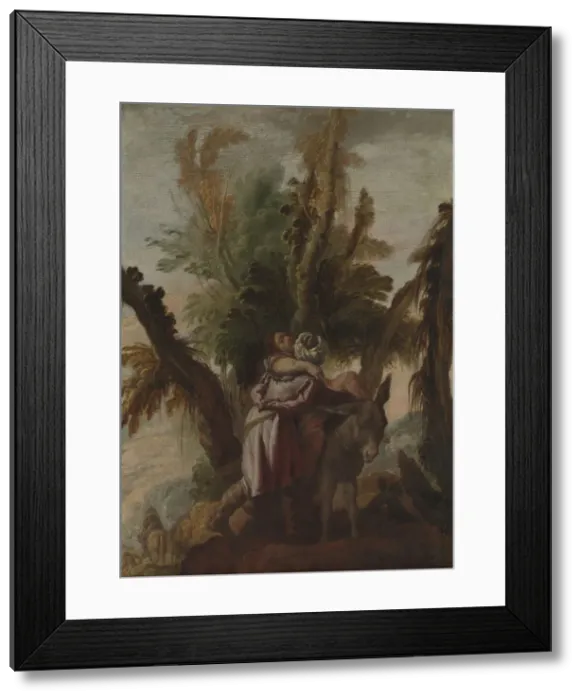 Framed Print : The Good Samaritan, ca. 1618-22. Creator: Domenico Fetti Framed Print : The Good Samaritan, ca. 1618-22. Creator: Domenico Fetti