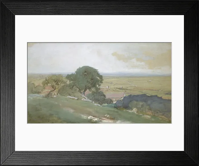 Framed Print : Olive Trees at Tivoli, 1873. Creator: George Inness Framed Print : Olive Trees at Tivoli, 1873. Creator: George Inness