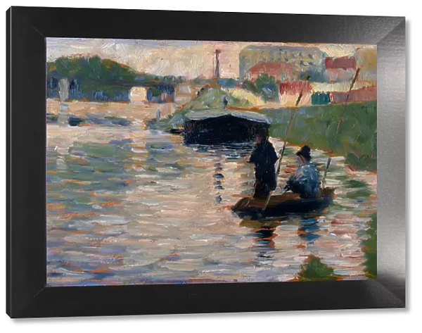 View of the Seine, 1882-83. Creator: Georges-Pierre Seurat