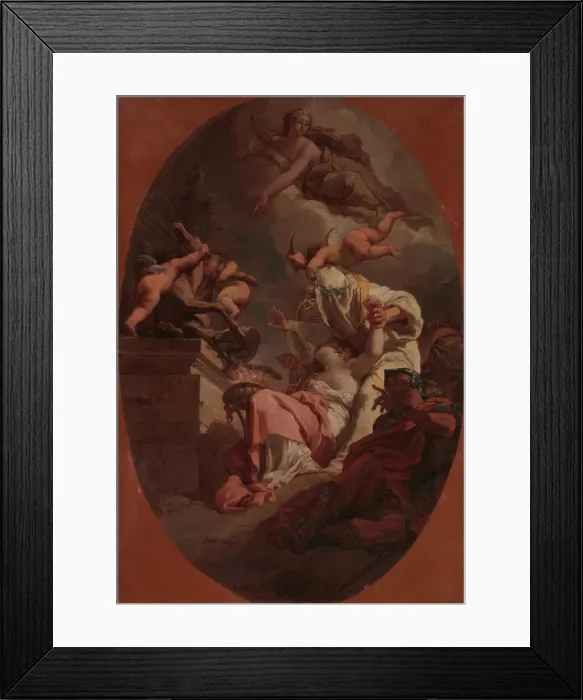 Framed Print : The Sacrifice of Iphigenia, 1789. Creator: Gaetano Gandolfi Framed Print : The Sacrifice of Iphigenia, 1789. Creator: Gaetano Gandolfi
