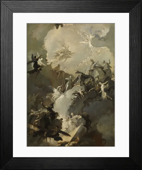 Framed Print : The Glorification of the Royal Hungarian Saints, ca. 1772-73. Creator: Franz Anton Maulbertsch Framed Print : The Glorification of the Royal Hungarian Saints, ca. 1772-73. Creator: Franz Anton Maulbertsch