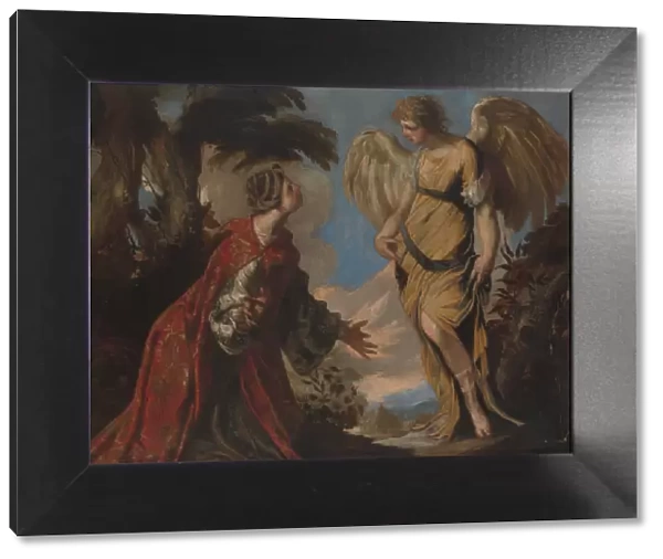 Hagar and the Angel, ca. 1657. Creator: Francesco Maffei