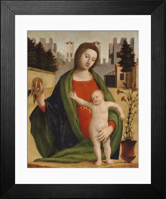 Framed Print : Madonna and Child, before 1508. Creator: Bramantino