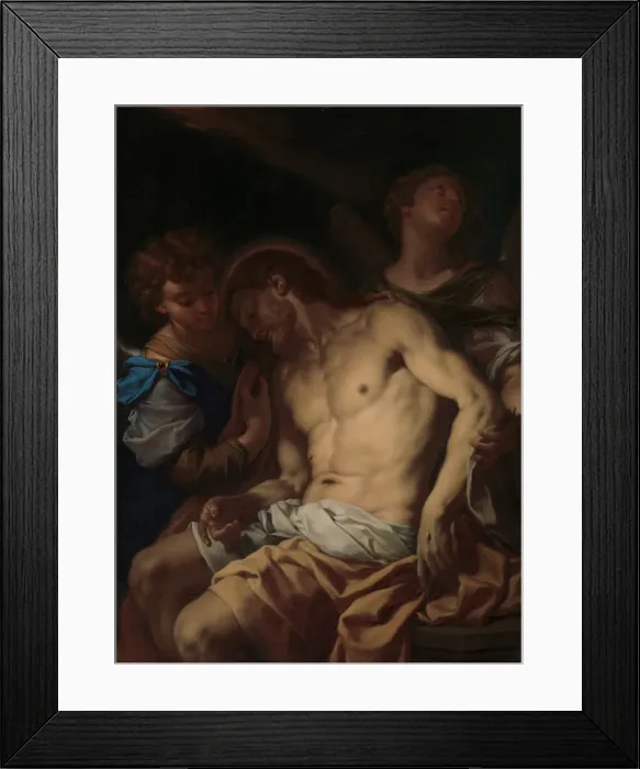 Framed Print : Dead Christ Supported by Angels, ca. 1710. Creator: Francesco Trevisani Framed Print : Dead Christ Supported by Angels, ca. 1710. Creator: Francesco Trevisani