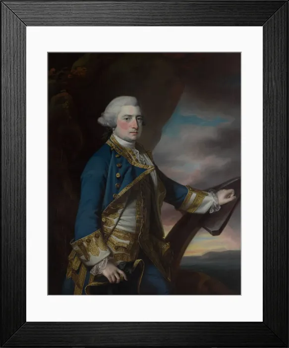 Framed Print : Admiral Harry Paulet (1719 / 20-1794), Sixth Duke of Bolton. Creator: Francis Cotes Framed Print : Admiral Harry Paulet (1719 / 20-1794), Sixth Duke of Bolton. Creator: Francis Cotes
