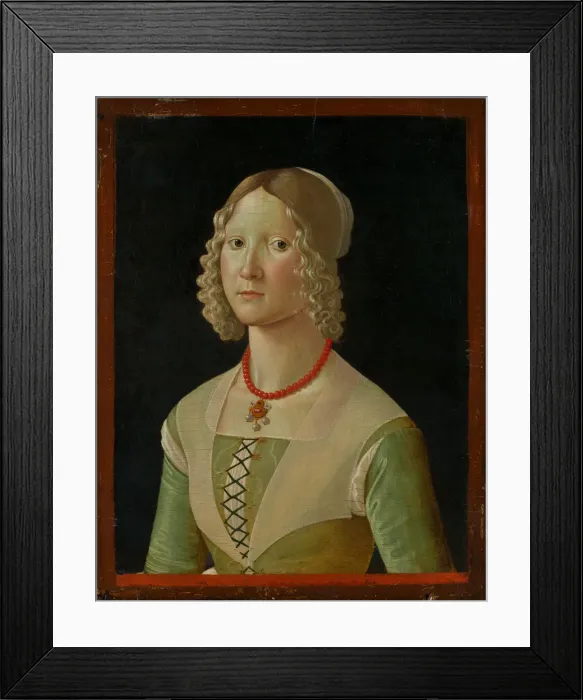 Framed Print : Selvaggia Sassetti (born 1470), ca. 1487-88. Creator: Davide Ghirlandaio Framed Print : Selvaggia Sassetti (born 1470), ca. 1487-88. Creator: Davide Ghirlandaio