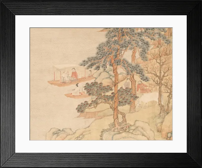 Framed Print : Song of the Lute, 1585. Creator: Ding Yunpeng Framed Print : Song of the Lute, 1585. Creator: Ding Yunpeng
