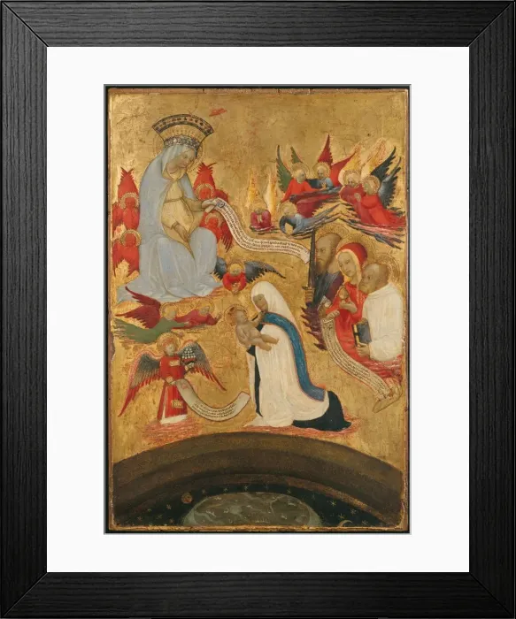Framed Print : Santa Francesca Romana Holding the Christ Child, ca. 1445. Creator: Antonio del Massaro da Viterbo Framed Print : Santa Francesca Romana Holding the Christ Child, ca. 1445. Creator: Antonio del Massaro da Viterbo