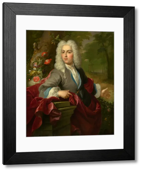Framed Print : Portrait of a Man, ca. 1720. Creator: Circle of Arnold Boonen (Dutch, Dordrecht 1669-1729 Framed Print : Portrait of a Man, ca. 1720. Creator: Circle of Arnold Boonen (Dutch, Dordrecht 1669-1729