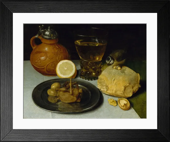 Framed Print : Still Life, probably ca. 1625-30. Creator: Georg Flegel