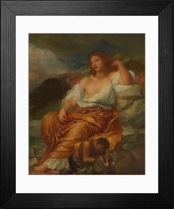 Framed Print : Ariadne, 1894. Creator: George Frederick Watts Framed Print : Ariadne, 1894. Creator: George Frederick Watts