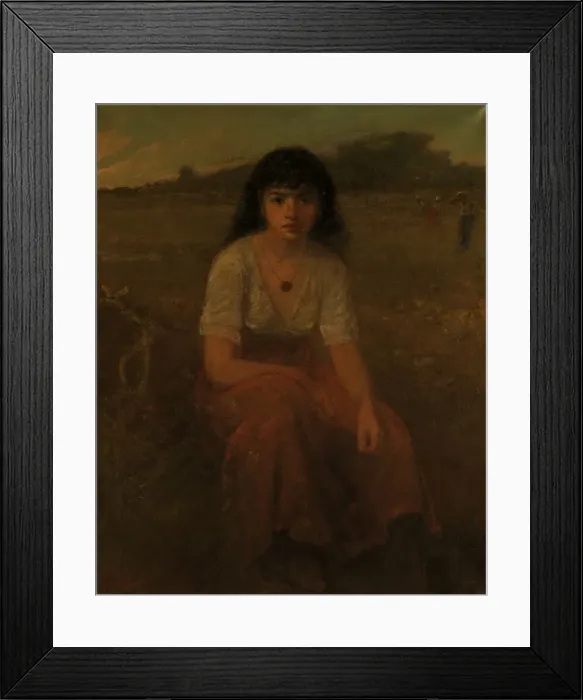 Framed Print : The Quadroon, 1880. Creator: George Fuller Framed Print : The Quadroon, 1880. Creator: George Fuller