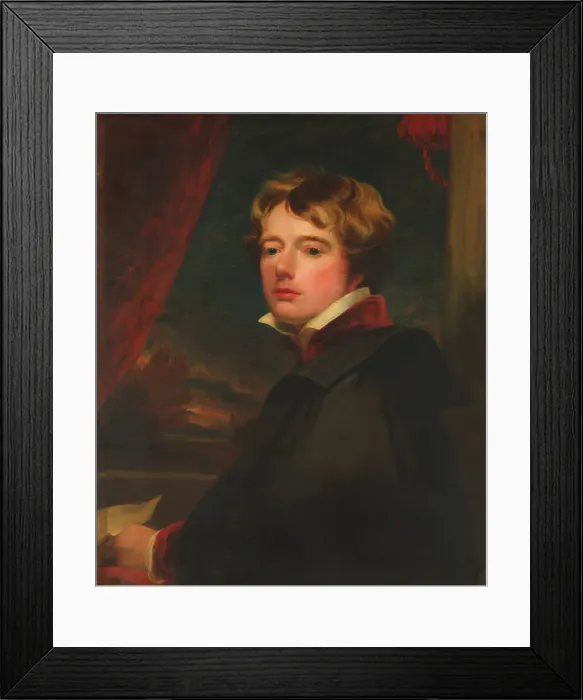 Framed Print : Self-Portrait. Creator: George Henry Harlow Framed Print : Self-Portrait. Creator: George Henry Harlow