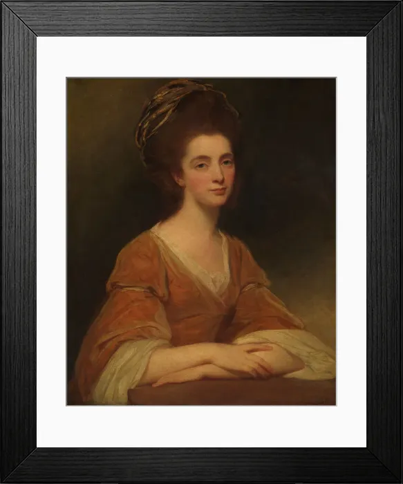 Framed Print : Mrs. Charles Frederick (Martha Rigden, died 1794). Creator: George Romney Framed Print : Mrs. Charles Frederick (Martha Rigden, died 1794). Creator: George Romney