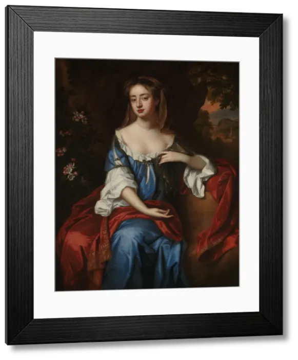 Framed Print : Portrait of a Woman, ca. 1687. Creator: Willem Wissing Framed Print : Portrait of a Woman, ca. 1687. Creator: Willem Wissing
