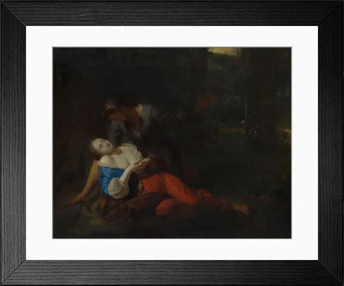 Framed Print : Cephalus and Procris, probably 1680s. Creator: Godfried Schalcken Framed Print : Cephalus and Procris, probably 1680s. Creator: Godfried Schalcken