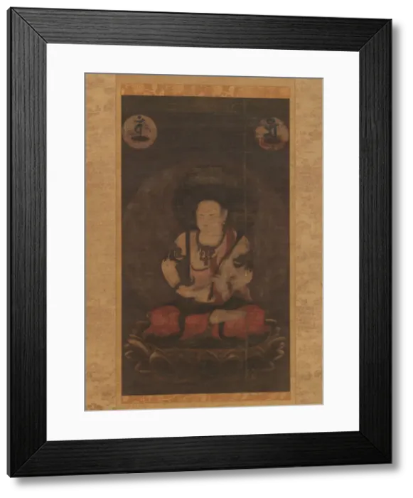 Framed Print : The Bodhisattva Manjushri (Monju Bosatsu), 13th century. Creator: Unknown Framed Print : The Bodhisattva Manjushri (Monju Bosatsu), 13th century. Creator: Unknown